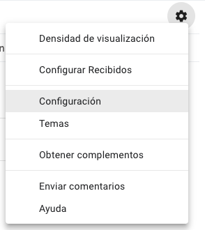 Gmail Configuración